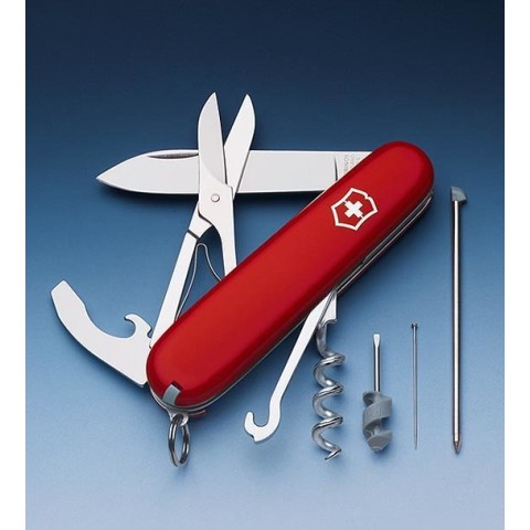 Ніж Victorinox Compact 91мм,15функ,черв,