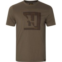 Футболка Harkila H-logo S/S T-shirt XL Brown