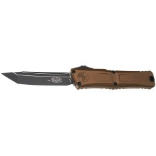 Нож Microtech Combat Troodon GEN III Tanto Edge Black Blade ц:tan