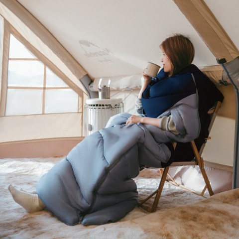 Спальник з капюшоном Naturehike Sunny Day PL02 U250 CNK2550WS028, (8,5°C), правий, коричнево-зелений