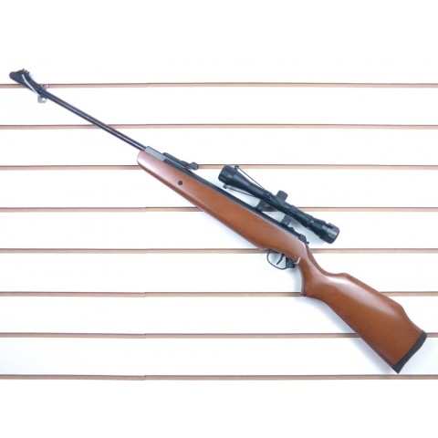 Пневматическая винтовка Borner Air Rifle XS25 wood stock с оптическим прицелом