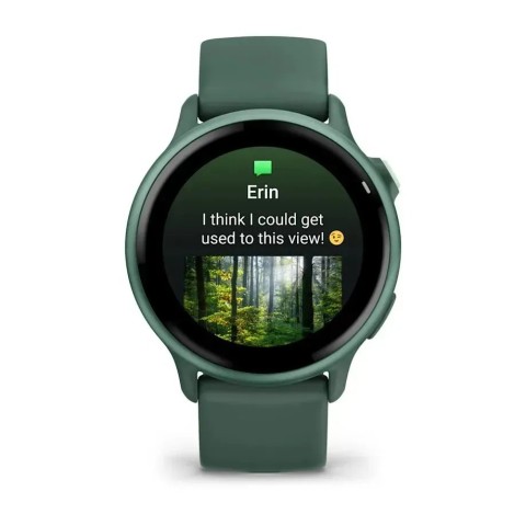 Смарт-годинник Garmin vivoactive 6 металік/яшмово-зелений