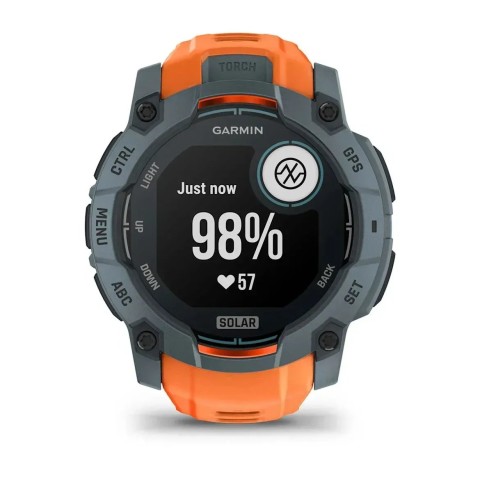 Смарт-годинник Garmin Instinct 3 (50 мм) Solar сутінковий/сонячний