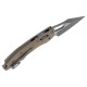 Нож Microtech Stitch Ram-Lock, fluted, Apoc, рукоять G10 tan