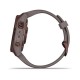 Смарт-часы Garmin fenix 7S Sapphire Solar темно-бронзовые титановые с глиняно-серым ремешком