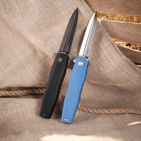Ніж складаний туристичний Ruike P188-B, (9.1 см) D2 / G10 чорний