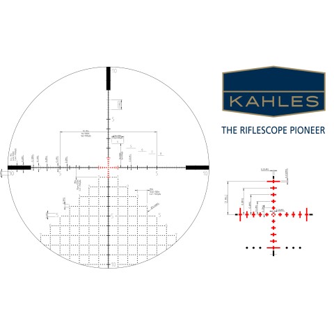 Приціл оптичний KAHLES K 624i CCW 6-24x56 / AMR-right