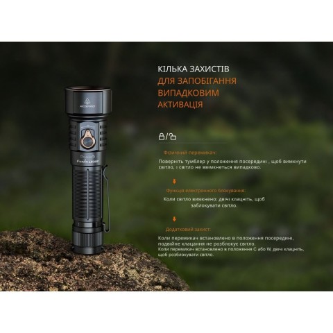 Ліхтар ручний Fenix LD36RFC вогняний камуфляж