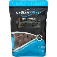 Бойли Варенi Crazy Carp Silver Series Shelf Life 24mm Squid & Cranberry 1kg