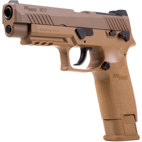 Пистолет пневматический Sig Sauer Air P320 Blowback M17 Coyote Tan кал. 4.5 мм