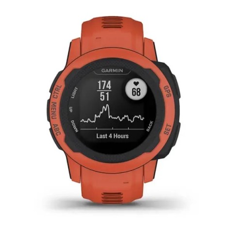 Смарт-годинник Garmin Instinct 2S макового кольору