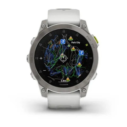 Смарт-годинник Garmin epix Gen 2 Sapphire білий титановий