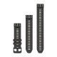 Сменные ремешки для смарт-часов Garmin Instinct 2S Collection (20 мм) силиконовые, графитовые