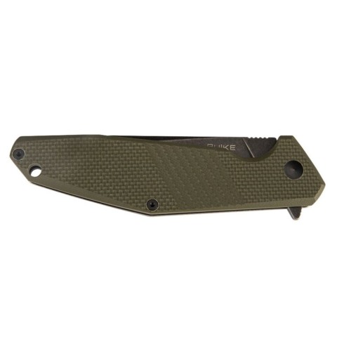 Ніж складаний туристичний Ruike D191-G, (9.2 см) 8Cr13Mov / G10 + steel 420 зелений