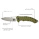 Нож Skif Shark II SW ц:olive