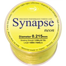Волосінь Katran Synapse Neon 1500m (neon-yellow) 0.215mm 8.72lb
