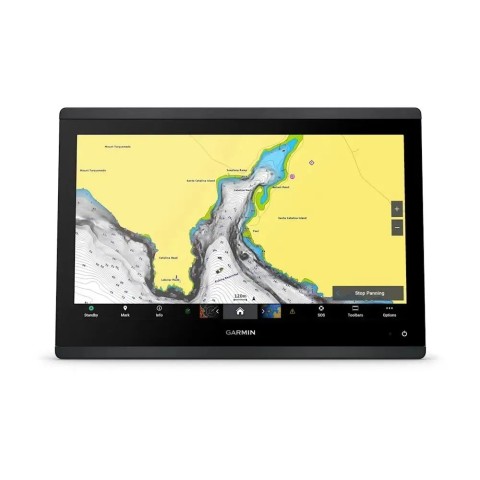 Картплоттер Garmin GPSMAP 1623xsv SideVü, ClearVü та традиційний CHIRP-сонар з базовою картою світу