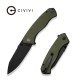Ніж складаний туристичний Civivi Placoid, (9.3 см) 14C28N / G10 темно-зелений