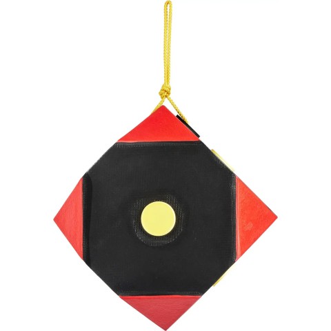 Мишень для стрельбы Yate Cube Polimix 6. 30x30x30 см. 40 lbs Black / Red