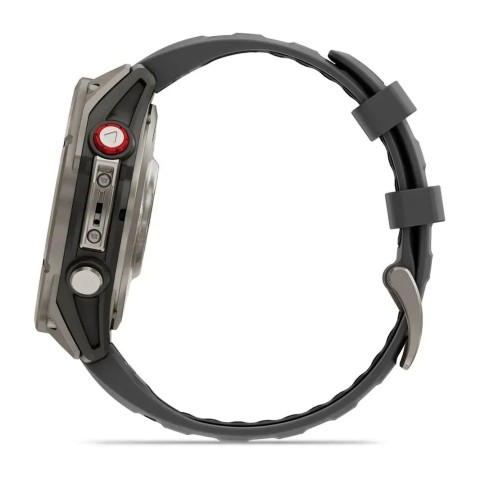 Смарт-часы Garmin fenix 8 Pro AMOLED (47 мм) Sapphire титан графитовый/черный