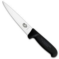 Нож кухонный разделочный Victorinox Fibrox 18 см, черный