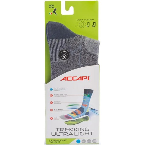 Носки Accapi Trekking Ultralight 42/44 Grey/Anthracite