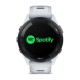 Смарт-годинник Garmin Forerunner 265 з чорним безелем, білим корпусом та білим/синім силіконовим ремінцем