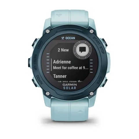 Смарт-годинник Garmin Descent G1 Solar Ocean Edition лазурний