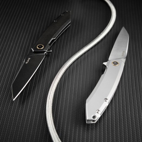 Ніж складаний туристичний Ruike P831S-SA, (8.5 см) 14C28N / 3cr14n сірий