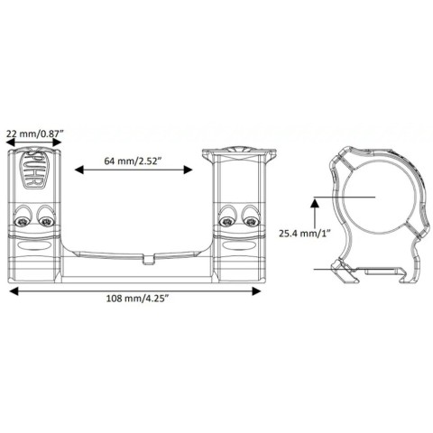 Моноблок Spuhr SCP-3000A, Ø30, H25.4mm/1