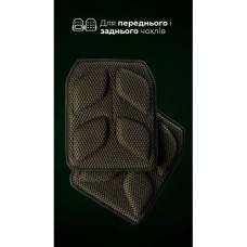 Чоловічий анатомічний демпфер для плитоноски “М4” M-XL (2 шт | Олива) ТМ Балістика