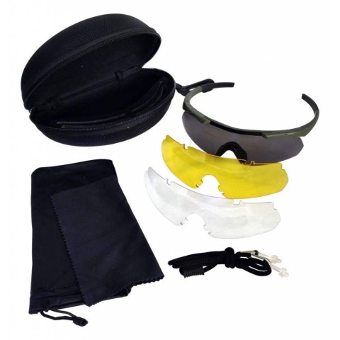 Окуляри Buvele JY-035 для спортивної стрільби з 3 лінзами