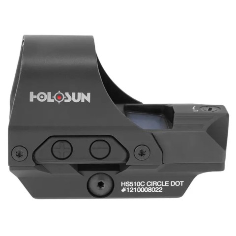 Приціл коліматорний Holosun 510С точка 2 MOA + коло 65 МОА (зелений)