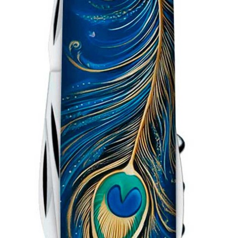 Ніж Victorinox Spartan Ukraine 91мм,13функ ,Чарівне перо Жар-Птиці