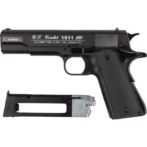 Пистолет пневматический  ASG US-C. Blowback. СО2 кал. 4,5 мм BB