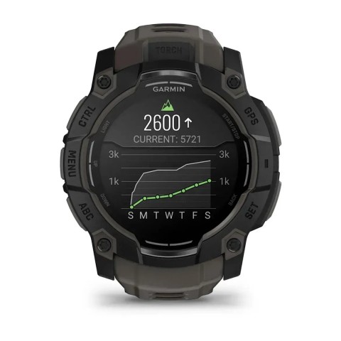 Смарт-годинник Garmin Instinct 3 (50 мм) AMOLED чорний/вугільний