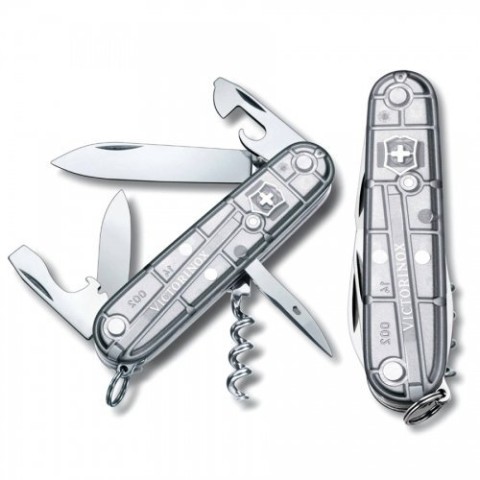 Ніж Victorinox Spartan 91мм,12функ,срібл.прозор