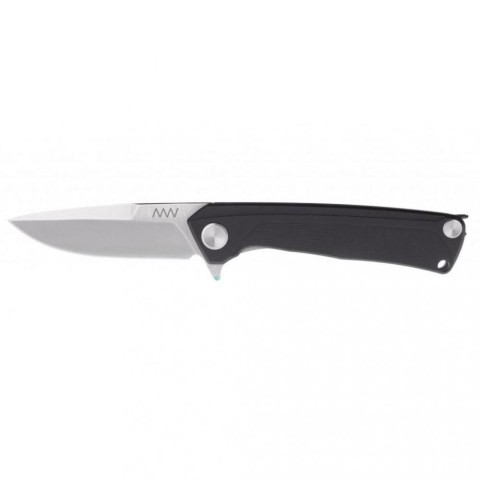 Ніж Acta Non Verba Z100 Mk.II (stonewash, liner lock, plain), чорний
