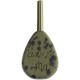 Грузило Brain In-Line Flat Lead 42g 2шт/уп Green