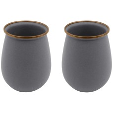 Набор Barebones Tumbler/Enamel/Set 2 шт slate grey