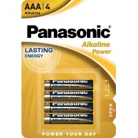 Батарея Panasonic ALKALINE POWER AAА BLI 4
