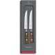 Кухонний ніж Victorinox Grand Maitre Wood Steak Set 2 шт лезо 12см хвил. з дерев. ручкою у подар.упак.