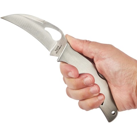 Нож Spyderco Byrd Crossbill, 8Cr13MoV, Stainless Steel ц:gray