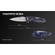 Ніж складаний туристичний Ruike Fang P105-Q, (9.2 см) 14C28N / G10 синій
