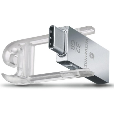 Ніж Victorinox Jetsetter@work 58мм,6функ,срібл ,USB3.0,3.1 32Gb (блістер)