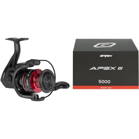 Катушка Brain Apex III Feeder 5000 5+1BB 4.9:1 Black