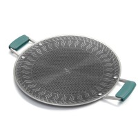 Сковорода з нержавіючої сталі з силіконовими ручками Naturehike CNK2550CF011, 34 х 34 см