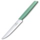 Кухонний ніж Victorinox Swiss Modern Steak&Pizza 12см хвил. з мятн. ручкою