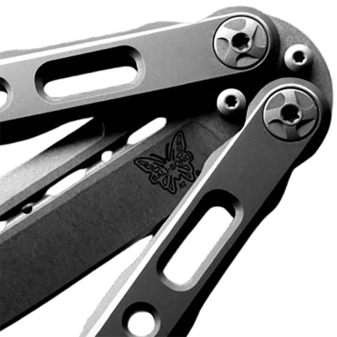 Ніж Benchmade Laro, balisong, titanium, 82
