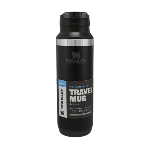 Термокухоль Stanley Mountain Switchback Matte, 0.47 л  чорна (6939236334259)